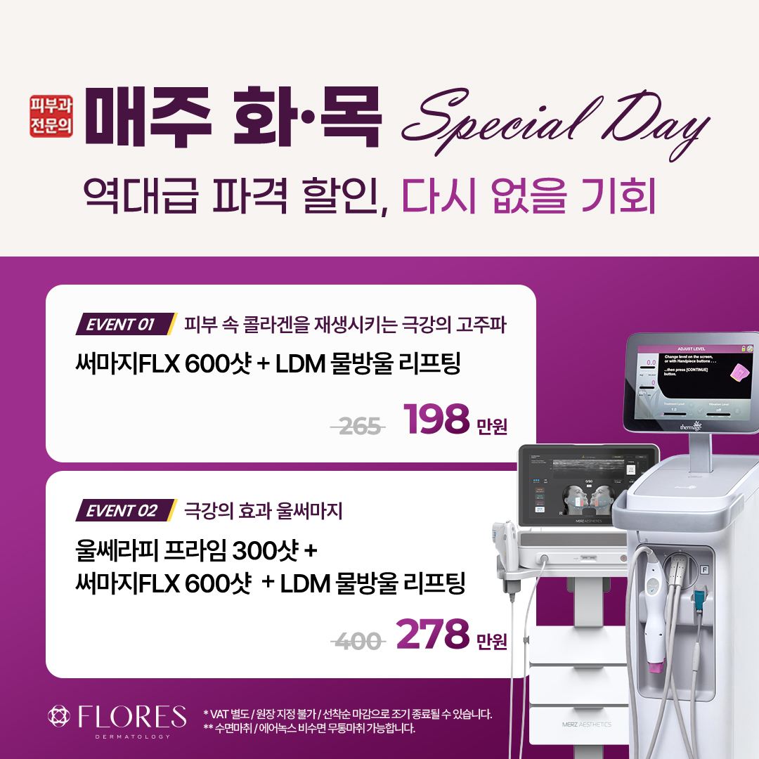 화. 목 특별 이벤트